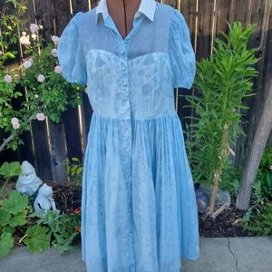 Disney Light Blue Dress with White Lining